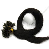 Wholesale  100s Pre Bonded Nail U Tip Remy Human Hair Extensions Straight