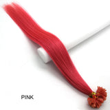 Wholesale  100s Pre Bonded Nail U Tip Remy Human Hair Extensions Straight
