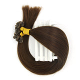 Wholesale  50s 1g/s Pre Bonded Nail U Tip Remy Human Hair Extensions Straight