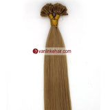16-22Inches 50s 1g/s Pre Bonded Nail U Tip Remy Human Hair Extensions Straight Dark Blonde(27#) - VANLINKE HUMAN HAIR EXTENSIONS