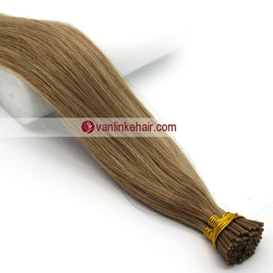 16-20Inches 100s Keratin Stick I Tip Human Hair Extensions Straight Dark Honey Blonde(#16) - VANLINKE HUMAN HAIR EXTENSIONS