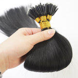 22inch 1g/s 50strands Nano ring Tip Remy Human Hair Extensions Straight
