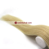 16-24Inches 100s Keratin Stick I Tip Human Hair Extensions Straight White Blonde(60#) - VANLINKE HUMAN HAIR EXTENSIONS