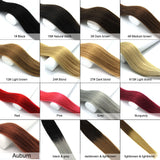 Customize 8PCS Clips on/in Remy Human Hair Extensions 100g/set Silky Straight