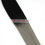16-22Inches 50s 1g/s Pre Bonded Nail U Tip Remy Human Hair Extensions Straight T1/Grey# - VANLINKE HUMAN HAIR EXTENSIONS