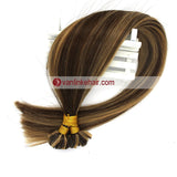 16-22Inches 50s 1g/s Pre Bonded Nail U Tip Remy Human Hair Extensions Straight M4/27# - VANLINKE HUMAN HAIR EXTENSIONS