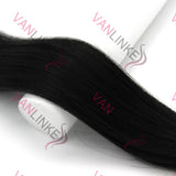 16-26Inches 100s Pre Bonded Nail U Tip Remy Human Hair Extensions Straight Jet Black(1#) - VANLINKE HUMAN HAIR EXTENSIONS
