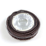 1000pcs/roll  Pre-Loaded Copper Nano Rings 3mm Silicone Lined Beads