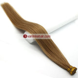 16-24Inches 100s Keratin Stick I Tip Human Hair Extensions Straight Dark Blonde(27#) - VANLINKE HUMAN HAIR EXTENSIONS