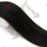 16-26Inches 100s Pre Bonded Nail U Tip Remy Human Hair Extensions Straight Natural Black Kinda Brown(1B#) - VANLINKE HUMAN HAIR EXTENSIONS
