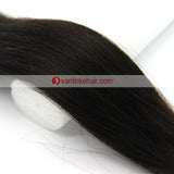 16-24Inches 100s Keratin Stick I Tip Human Hair Extensions Straight Natural Black Kinda Brown (1B#) - VANLINKE HUMAN HAIR EXTENSIONS