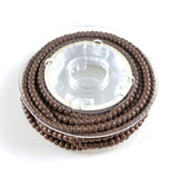 1000pcs/roll  Pre-Loaded Copper Nano Rings 3mm Silicone Lined Beads