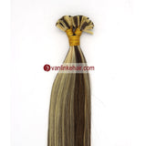 16-22Inches 50s 1g/s Pre Bonded Nail U Tip Remy Human Hair Extensions Straight M4/613# - VANLINKE HUMAN HAIR EXTENSIONS