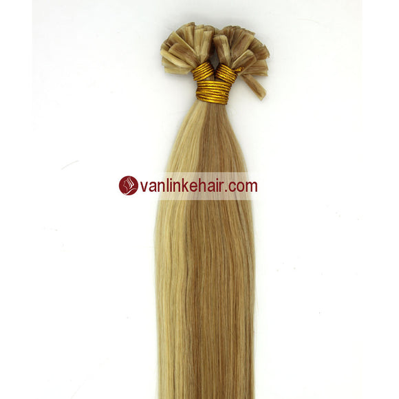 16-22Inches 50s 1g/s Pre Bonded Nail U Tip Remy Human Hair Extensions Straight M18/613# - VANLINKE HUMAN HAIR EXTENSIONS