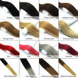 Wholesale 50strans 1g/s  Easy Loop Micro Ring Beads Tip Human Hair Extensions Straight