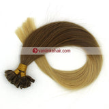 16-22Inches 50s 1g/s Pre Bonded Nail U Tip Remy Human Hair Extensions Straight T12/613# - VANLINKE HUMAN HAIR EXTENSIONS