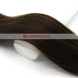 16-24Inches 100s Keratin Stick I Tip Human Hair Extensions Straight Dark Brown(2#) - VANLINKE HUMAN HAIR EXTENSIONS