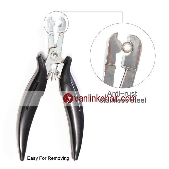 U-shape Plier Fusion Bond Crusher Tool for Keratin Hair Extensions - VANLINKE HUMAN HAIR EXTENSIONS